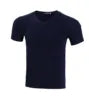 T Shirt High Elasticity Men's V-neck T Shirt 85% Cotton 15 Polyester T Shirt