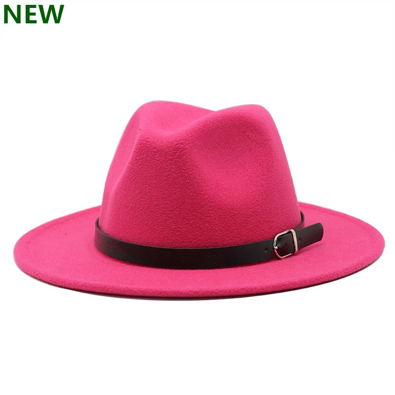 fashion jazz hat summer spring black woolen blend cap outdoor casual hat