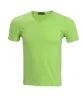 T Shirt High Elasticity Men's V-neck T Shirt 85% Cotton 15 Polyester T Shirt