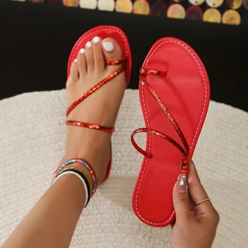 Ladies Shoes Pinch Toe Women's Slippers Fashion Plus Size Summer Outdoor Beach Best Seller Soft Bottom