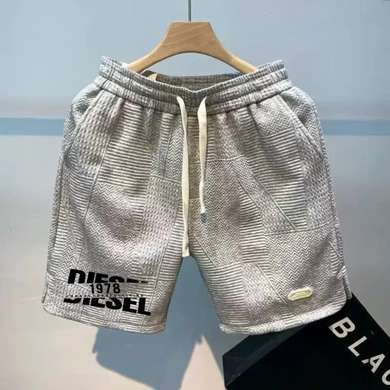 Fashionable men's casual shorts, 2026 hot spring and summer shorts, new trend, exquisite printing, comfortable and sporty