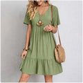 Women Summer Peplum Dresses Spring