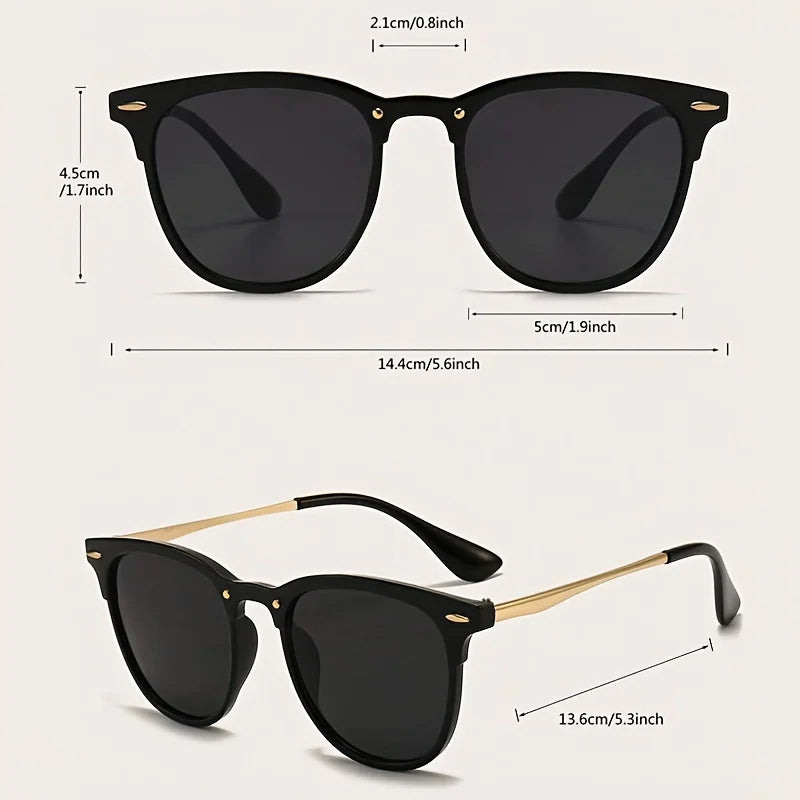 Fashion Cat Eye Metal Frame Sunglasses Women Brand Desginer Sun Glasses Black Rivet Cateye Female Shades Eyeglasses UV400