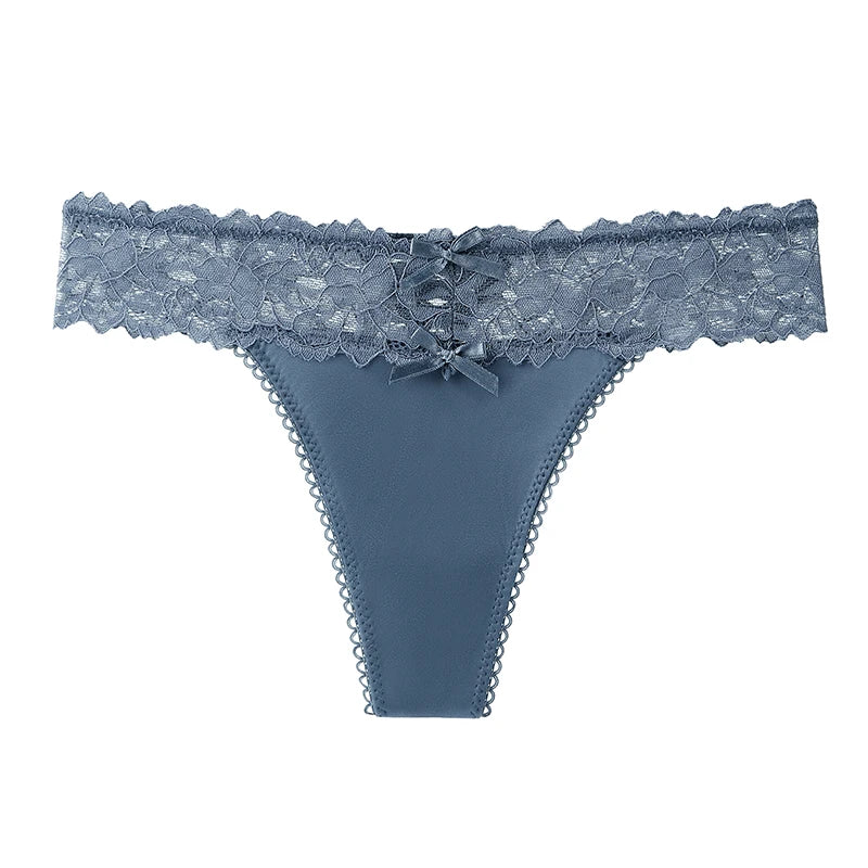 BANNIROU 1Pcs Sexy Underwear For Woman Solid Soft Lace Female Panties Thongs Intimates
