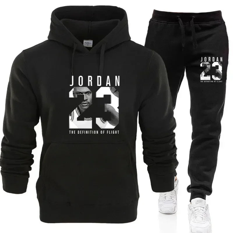 Sweatshirt hoodies and sweatpants men's set for Spring 2026