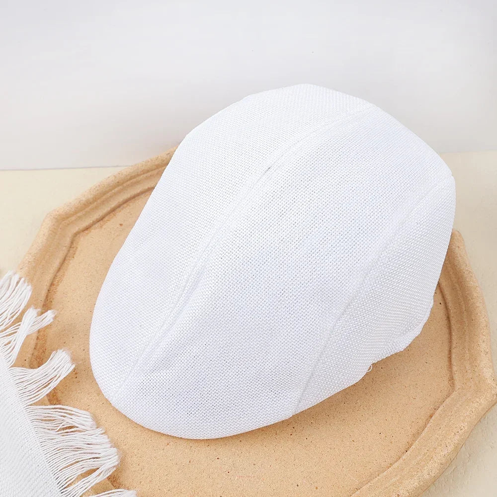 Men Spring and Summer Berets British Style Beret Hat Retro England Hats
