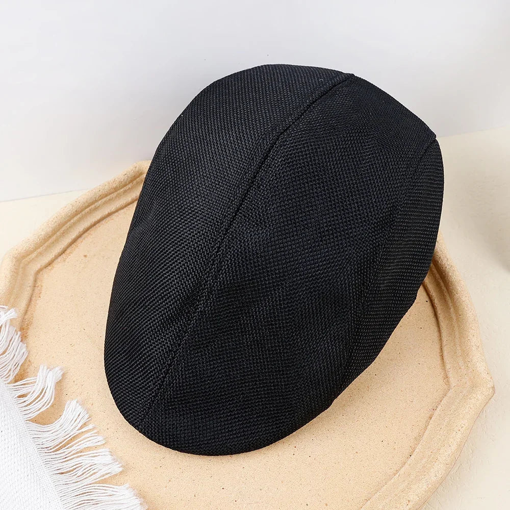 Men Spring and Summer Berets British Style Beret Hat Retro England Hats