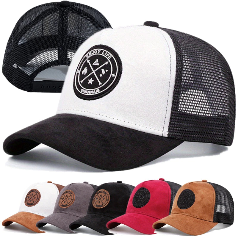 Hot Sale Unisex Cap ENJOY LIFE Letter Patch Baseball Caps Men Women Trucker Hat