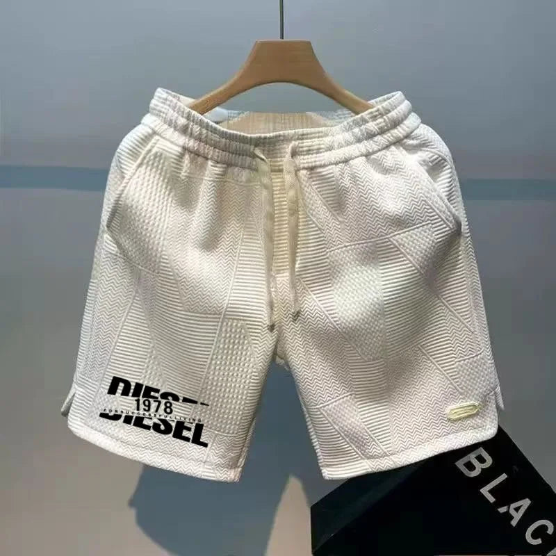 Fashionable men's casual shorts, 2026 hot spring and summer shorts, new trend, exquisite printing, comfortable and sporty