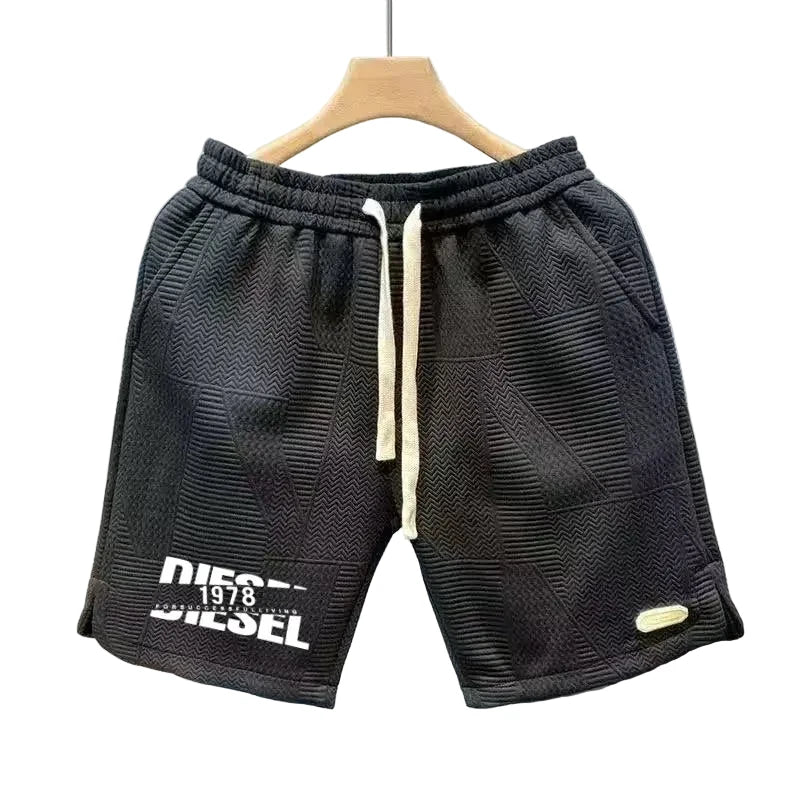 Fashionable men's casual shorts, 2026 hot spring and summer shorts, new trend, exquisite printing, comfortable and sporty