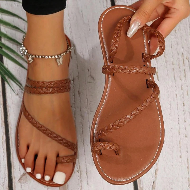 Women's Sandals Flat Sandals Fashion Soft-soled Sandals New Non-slip Sandals for Summer Light casual shoes 2026