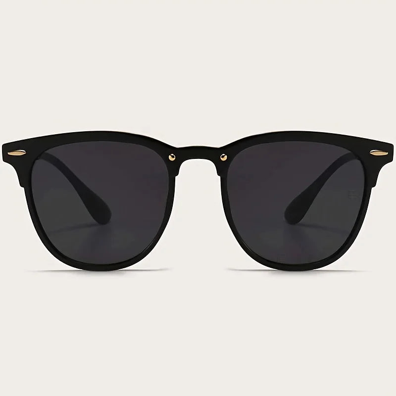 Fashion Cat Eye Metal Frame Sunglasses Women Brand Desginer Sun Glasses Black Rivet Cateye Female Shades Eyeglasses UV400