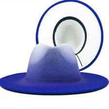 fashion jazz hat summer spring black woolen blend cap outdoor casual hat
