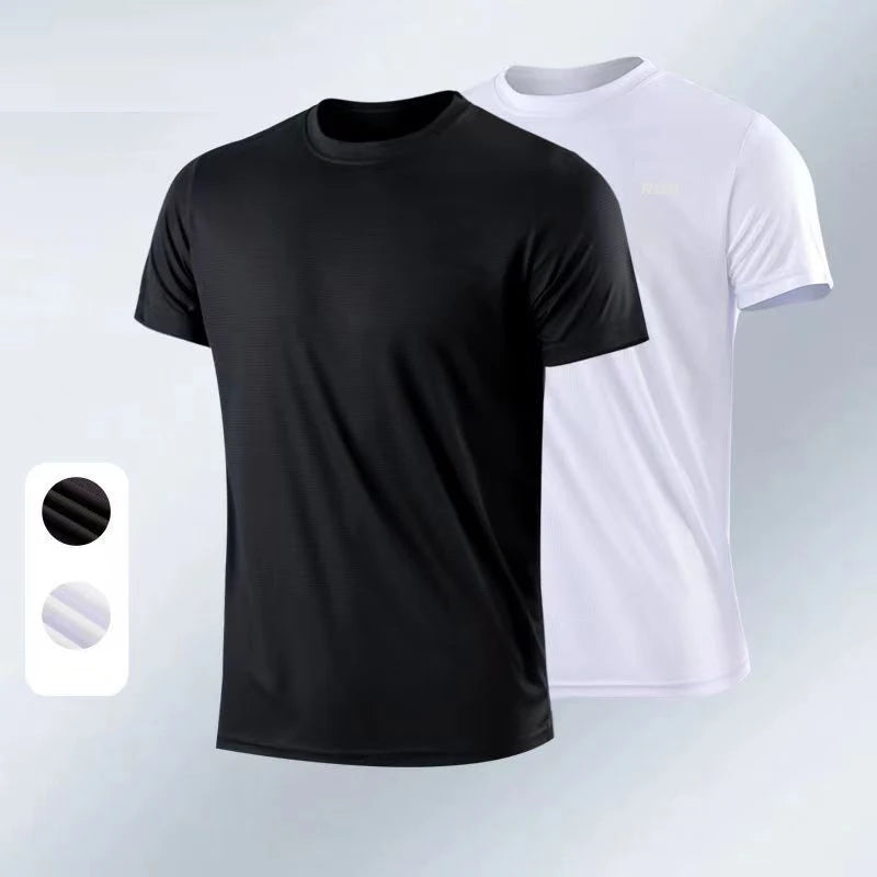 2pcs Underwear Man Quick-drying T-shirts for men Lightweight and Breathable Sports Shirt for Outdoor Gym Running Fitness