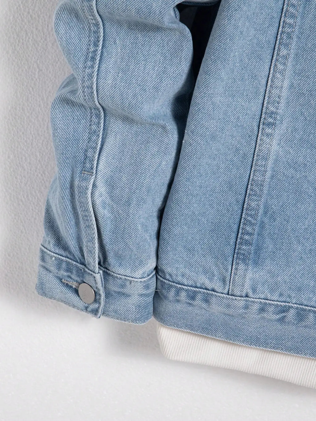 Men's denim jacket for spring and autumn. Blue denim coat. Daily casual wear. Fashion trend.