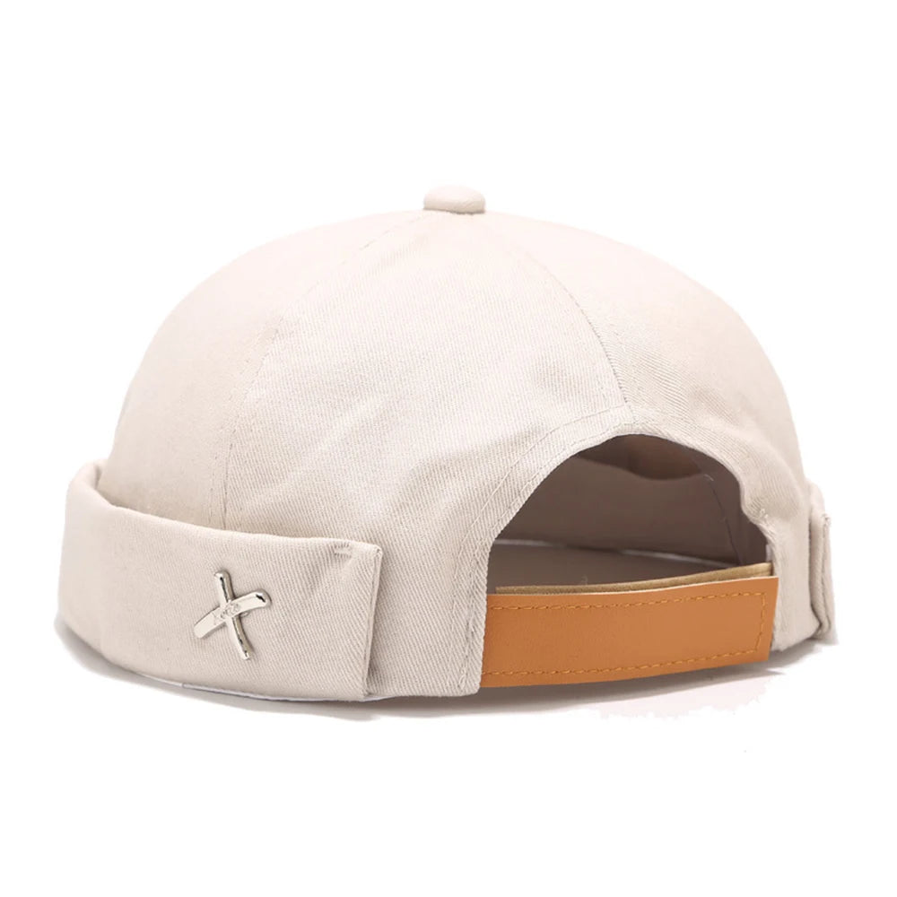 Fashion Cotton Brimless Hat Men Women Retro Skullcap Melon Docker Cap Street Hip Hop Without Visor Summer Outdoor Beanie Gorras