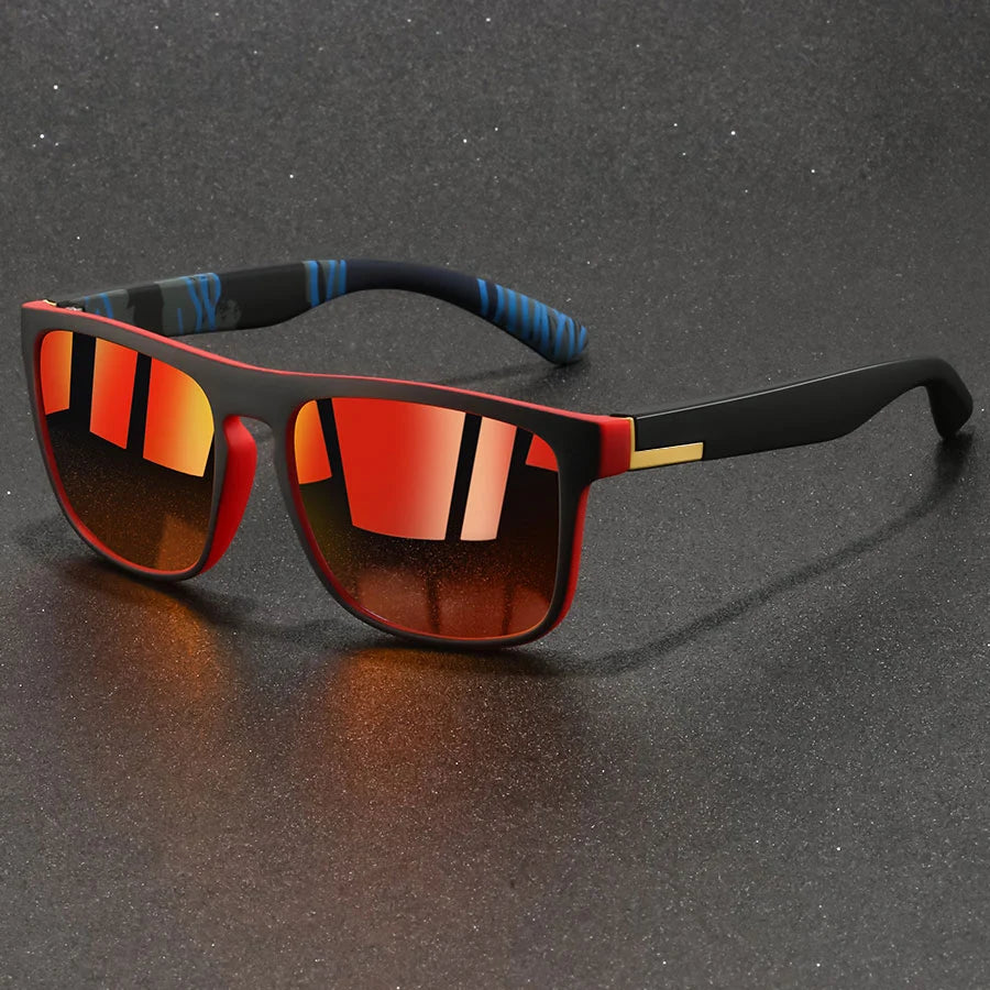 Sunglasses Men Women Fishing Driving Man Luxury Brand Designer Sun Glasses Anti-Glare Retro EyewearFashion Vintage Square