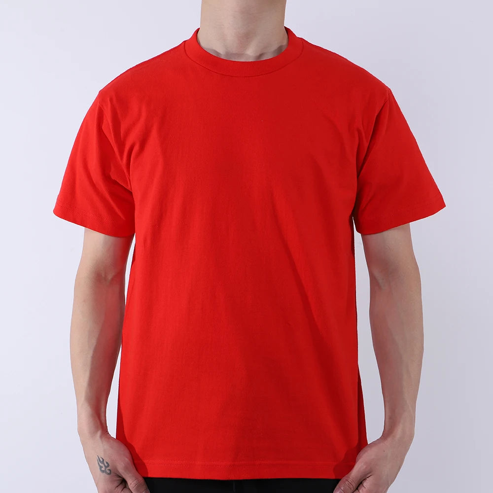 T-Shirts Men Women 14 Colors Candy Color 100% Cotton Oversized Short Sleeves Casual Breathable S-XXXL Tee Clothing Soft T Shirts